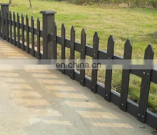 2016 Popular Outside Eco-friendly Waterproof WPC Fence Wood Plastic Composite photo-3