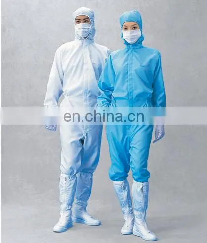 Maxsharer Wholesale Polyester Material Esd Cleanroom Coverall for Cleanroom Use photo-5