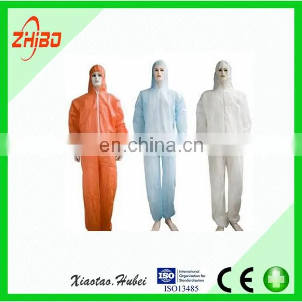 Disposable SF White Coverall Non Woven For Protective photo-2