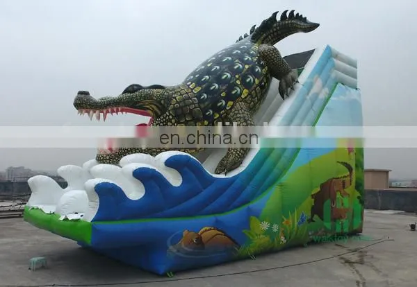 Jurassic Park Strong PVC Inflatable Dinosaur Long Water Slide Giant Inflatable Kids Slide Track photo-2