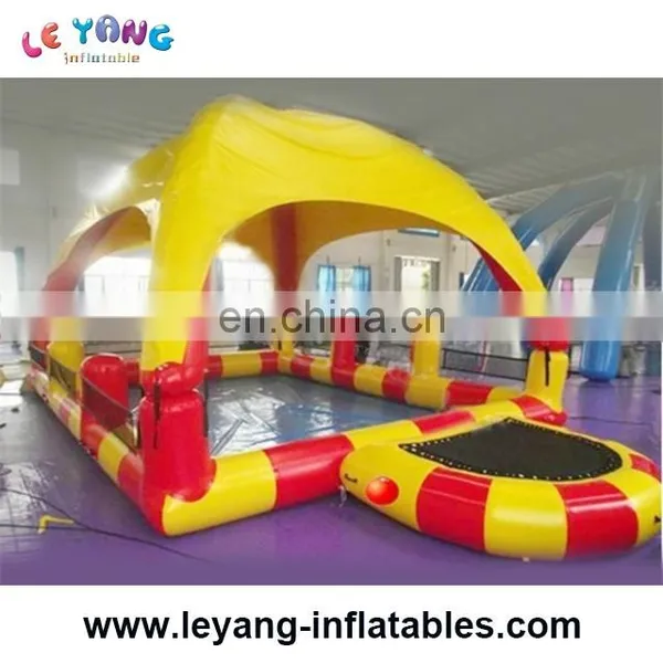 PVC Outdoor Inflatable Pool With Tent Cover Inflatable Water Pool Inflatable Pool photo-3