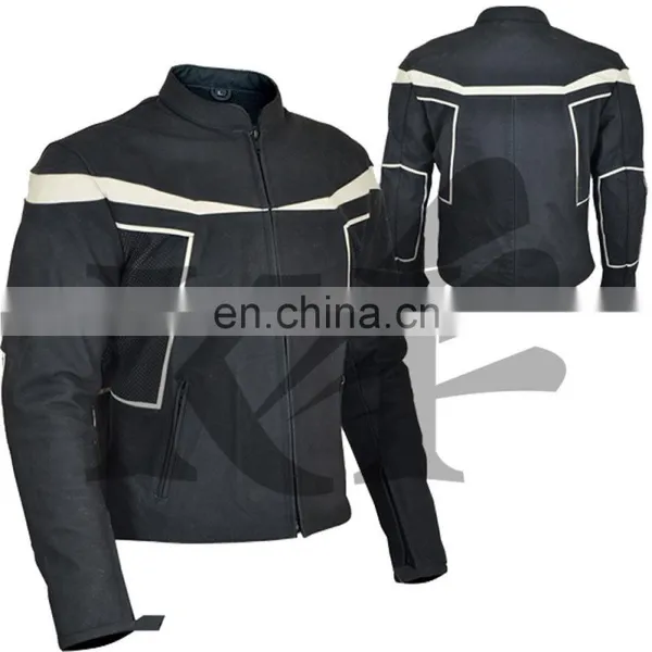 Genuine Leather Motorbike Racing Jacket 2018