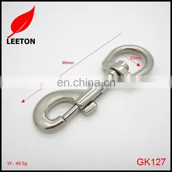 Factory Supply 22mm Strong Dog Leash Metal Swivel Snap Hook photo-2
