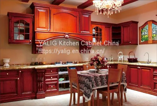 YALIG Solid Wood Kitchen Cabinet photo-5