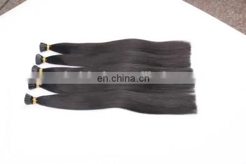 1 G/s , 10-40" , I U V Flat and Nail Tip Italian Keratin Pre-Bonded Remy Human Hair Extension photo-2