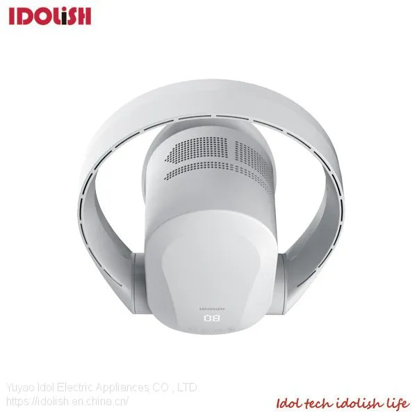 2019 Hot Sales Wholesale Table Desk and Wall Mounted Bladeless Fan Rotating Electric Fan With Remote Control photo-3