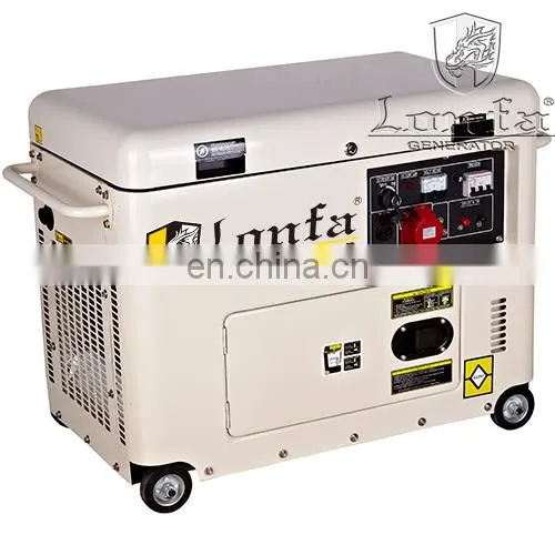China Supplier (Lonfa) 6.5KVA/7.5KVA/8.5KVA Air Cooled Sound Proof Generator Diesel Price For Sale photo-2