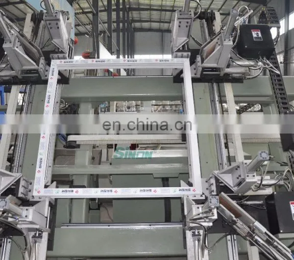 Automatic Four Corner PVC Window Door Frame Welding Making Machine photo-3