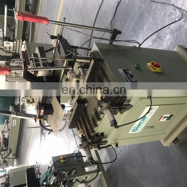 Overseas Service Upvc Windows Fabrication In Stock Lock Hole Machine photo-2