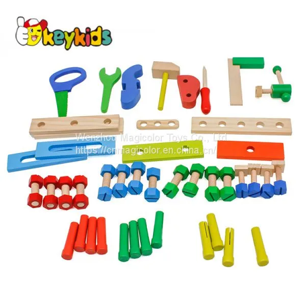 New Design Educational Wooden Toy Tool Bench for Children W03D073 photo-3