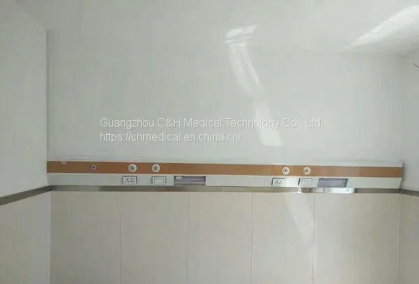 Hopsital Patient Room Ward Using Medical Gas Pipeline System Terminal Equipment of Wall Mount Bed Head Trunkings Panel photo-2