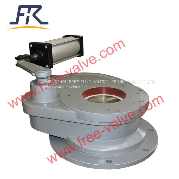 Pneumatic Rotating Type Ceramic Gate Valve photo-3