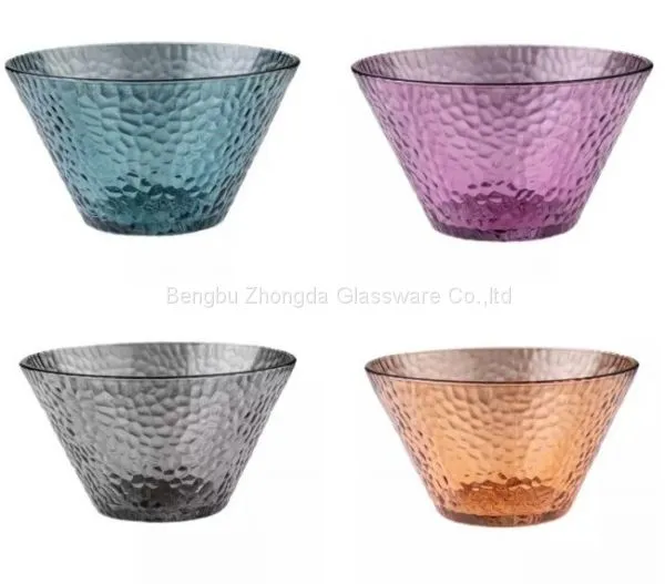 Wholesale Clear Colored Food Glass Bowls With Factory Price photo-5