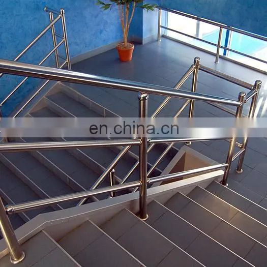 Design Fashion Modern Exterior Stair Floor Stainless Steel Handrail photo-2