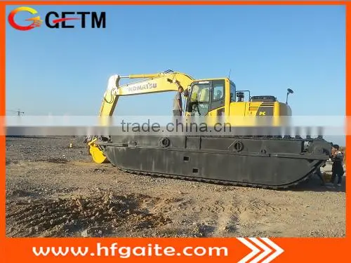 Floating Excavator Pontoons for 24T Excavator Assemble, Q345B Steel, Doosan Motor photo-4