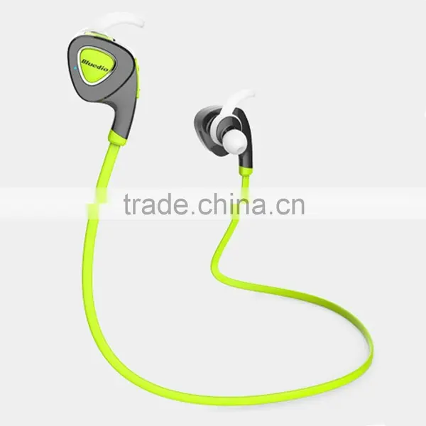 Latest Style!!! Bluedio Q5 Sweatproof Wireless Sport Bluetooth 4.1 Headset Stereo Earphone With APP Control photo-3