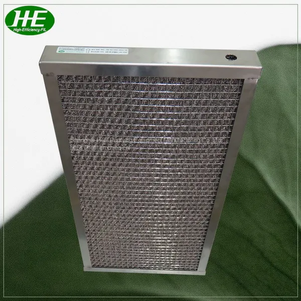 Factory Price Primary Effective Stainless Steel Mesh Metal Washable Air Filter photo-2