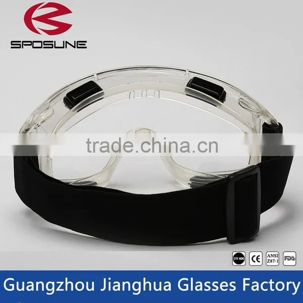 Transparent ce en 166 Ventilate HD Vision Crashproof Safety Gogles Splashproof Anti-fog Big Eye Ptotection Goggles photo-3