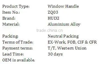 Aluminium Castment Window Handle photo-3
