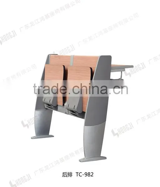 Aluminium Alloy Leg Patented Folding School Desks and Chairs for University TC-982-E photo-5
