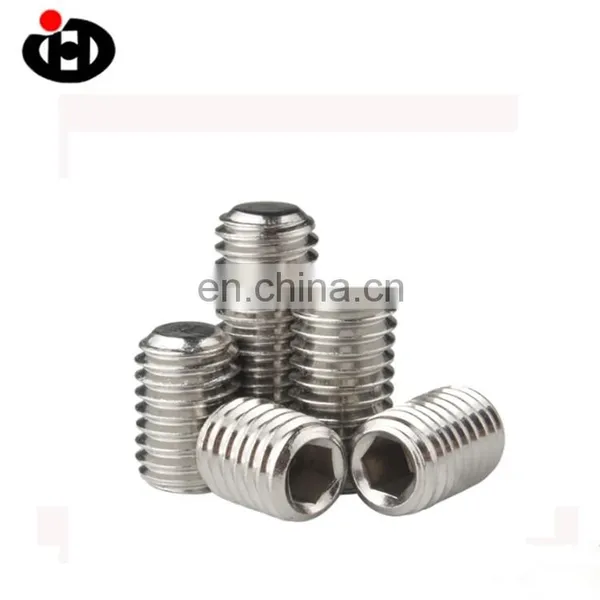 High Tensile JINGHONG Flat Point DIN913 Hexagon Socket Set Screw photo-2