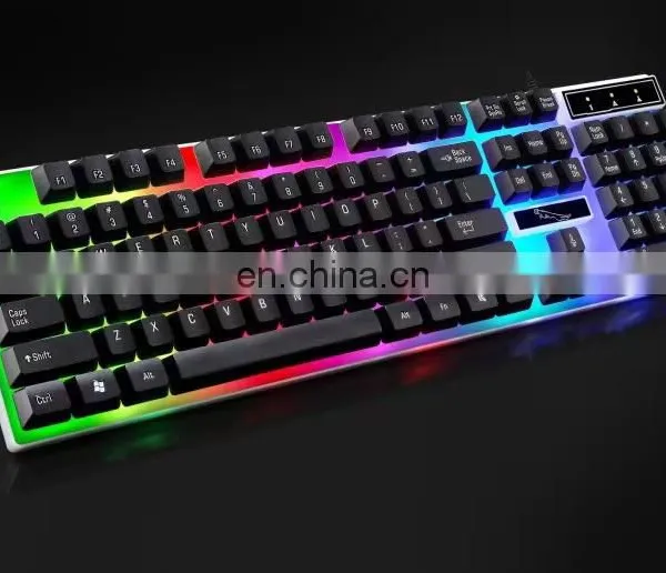 2022 Lower Factory Price G21b LED Light Gaming Keyboard and Mouse Combos photo-3