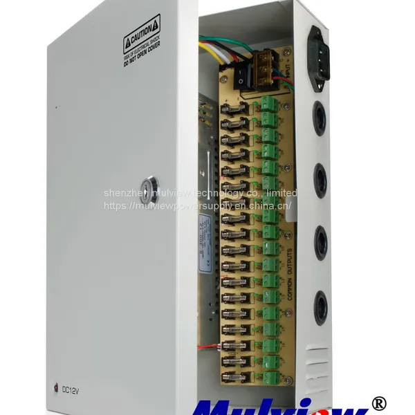 Multiple Outputs 18CH 12V25A 300W Access Control CCTV Camera Central Power Supply Unit Ce IEC photo-4