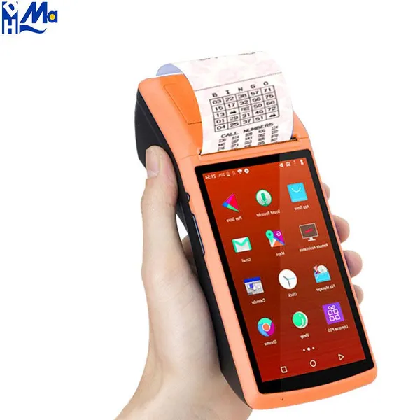 Factory Price 5 Inch LCD Screen Mobile Wireless Android Handheld POS Terminal POS Printer