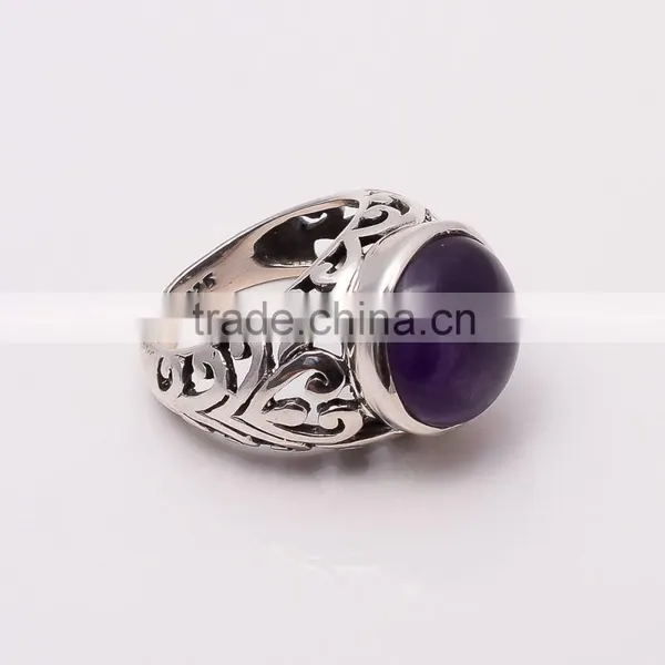 AMETHYST RING Ring,925 Sterling Silver Jewelry Wholesale,WHOLESALE SILVER JEWELRY,SILVER EXORTER,SILVER JEWELRY FROM INDIA photo-2