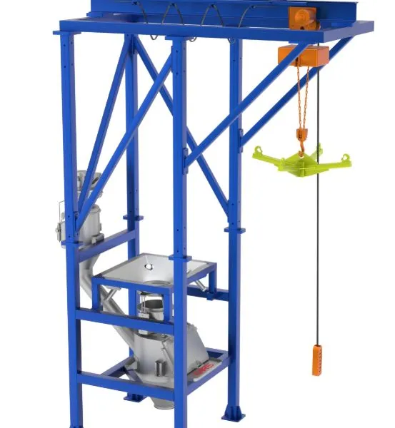 Bulk Bag Jumbo Bag Unloading System Ton Bag Unloading Machine Discharge Bulk Powder Handling Machine photo-5