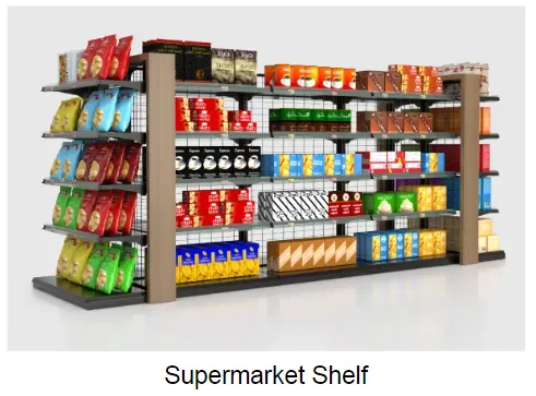 Retail Store Usage Display Rack Shelves Shelving Light Duty Supermarket Shelf Double-Sided Storage Shelves photo-2