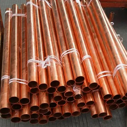 Seamless Copper Pipes for Plumbing C14500 C11000 C12200 Nuclear Industry Building Use Red Copper Pipe Steel Copper Bar photo-5