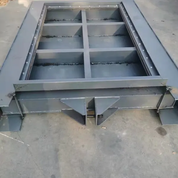 E01 Bottom Shaft Driven Steel Sluice Gate for Water Regulation and Control
