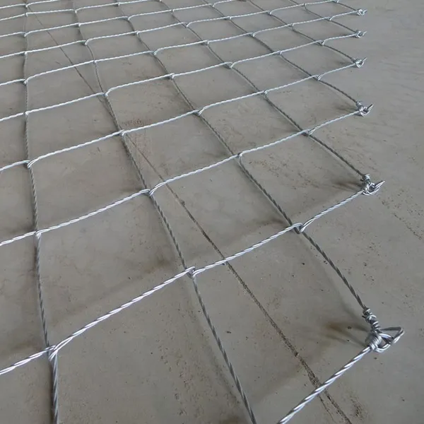 Slope Protection Mesh/ Spider Spiral Rope Net /Active Protection for Blocky Rock Slopes photo-3