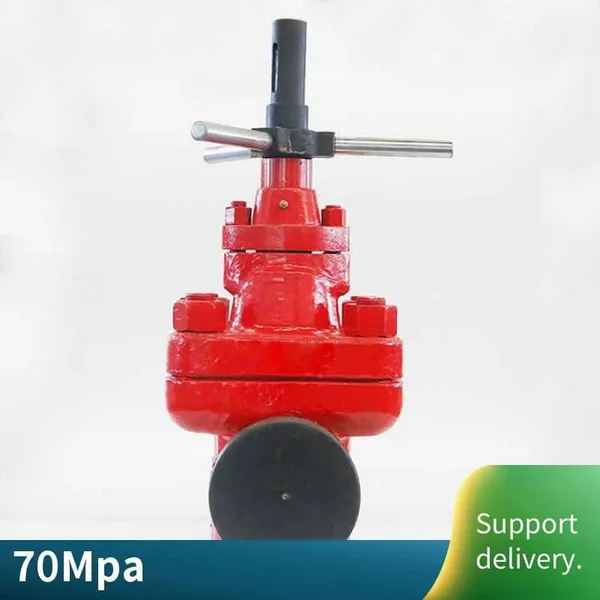 Langfeng Z23y-200 Forged External Thread High-pressure Mud Gate Valve, Special Flat Valve for Oil Fields photo-2