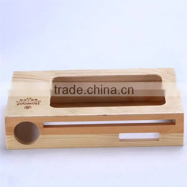Wholesale Wood Electric Wire Storage Box Wood Tissue Box photo-4