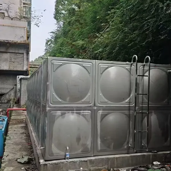 Top Quality Porcelain Enamel Steel Sectional Water Tank for Hotel Hot Water Supply