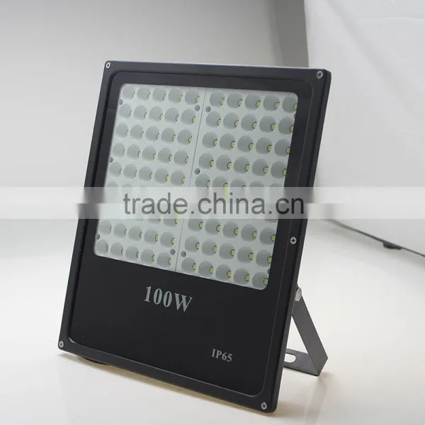 Factory Wholesale New Design Kroea Chip 90-100lm/w Ip65 Outdoor 100w Led Flood Light photo-3