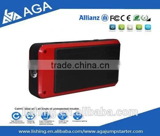 Shenzhen OEM 12000mAh Red Black 12V Mini Emergency Car Jump Charger Starter Booster With SOS Led Flash Light photo-5