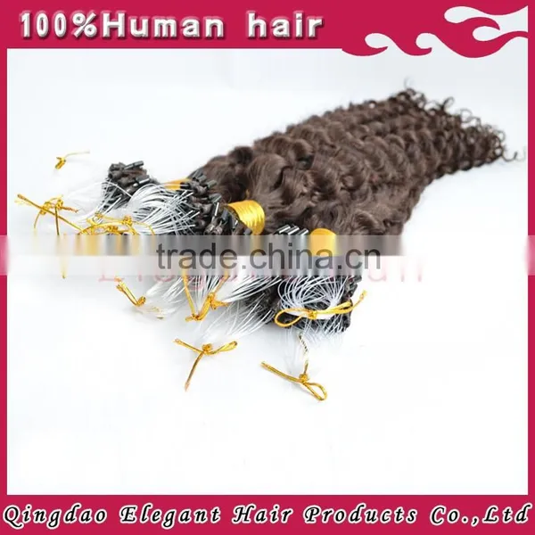 Wholesale Brazilian Human Hair Extension Ombre Micro Loop Ring Hair Extension photo-4