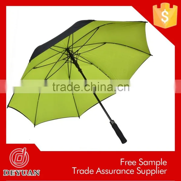 Made in China Golf Shaft Double Layer Fancy Straight Umbrella photo-3