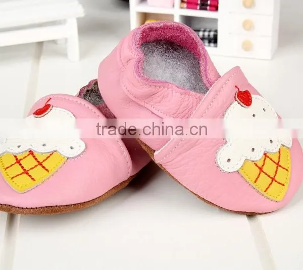 2015 Hot Sale Cartoon Moccasins Soft Leather Babies Shoes for Baby photo-2