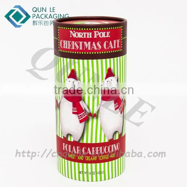 Custom Fancy Christmas Gift Cylindrical Tube Box photo-2