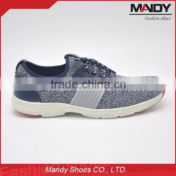 2016 Hot Sale Oem Customize Shoes Comfortable Rubber Sole Flyknit Sport Shoes photo-2