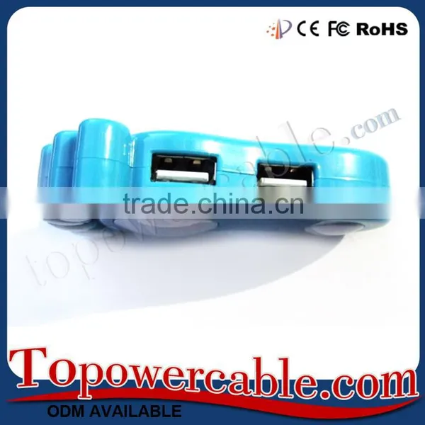 Cute Foot Shape Professional Power Adapter Usb 2.0 Extenders Hubs photo-3