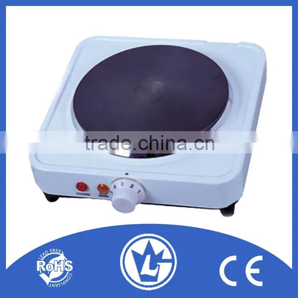 1500W Single Burner Electric Camping Stove with Cast Iron Burner