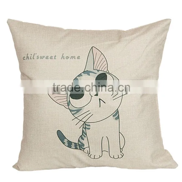 100% Polyester Home Decorative Digital Printing Cheap Cushion Cover photo-3