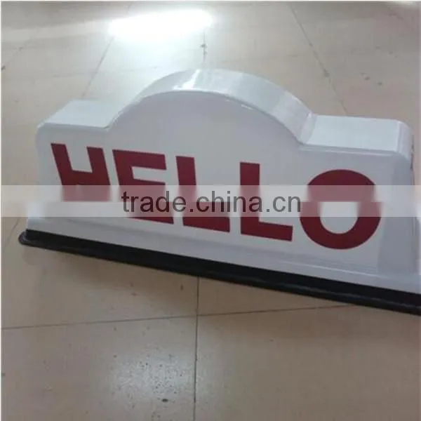 Taxi Car Light Box Led Sign for Advertisement Car Roof Box photo-3