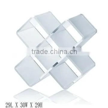 GH-RZ266 Factory Direct Sale OEM Wine Display Racks,laser Cutting and Glue photo-2