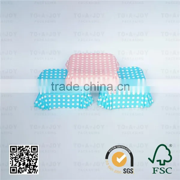 High Temperature Resistant PET Coated Baking Cups - Square Shaped photo-3